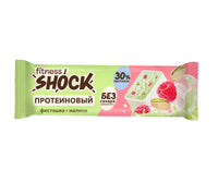 Baton proteic „Fistic-Zmeură” HI PROTEIN Fitness SHOCK - 40 g