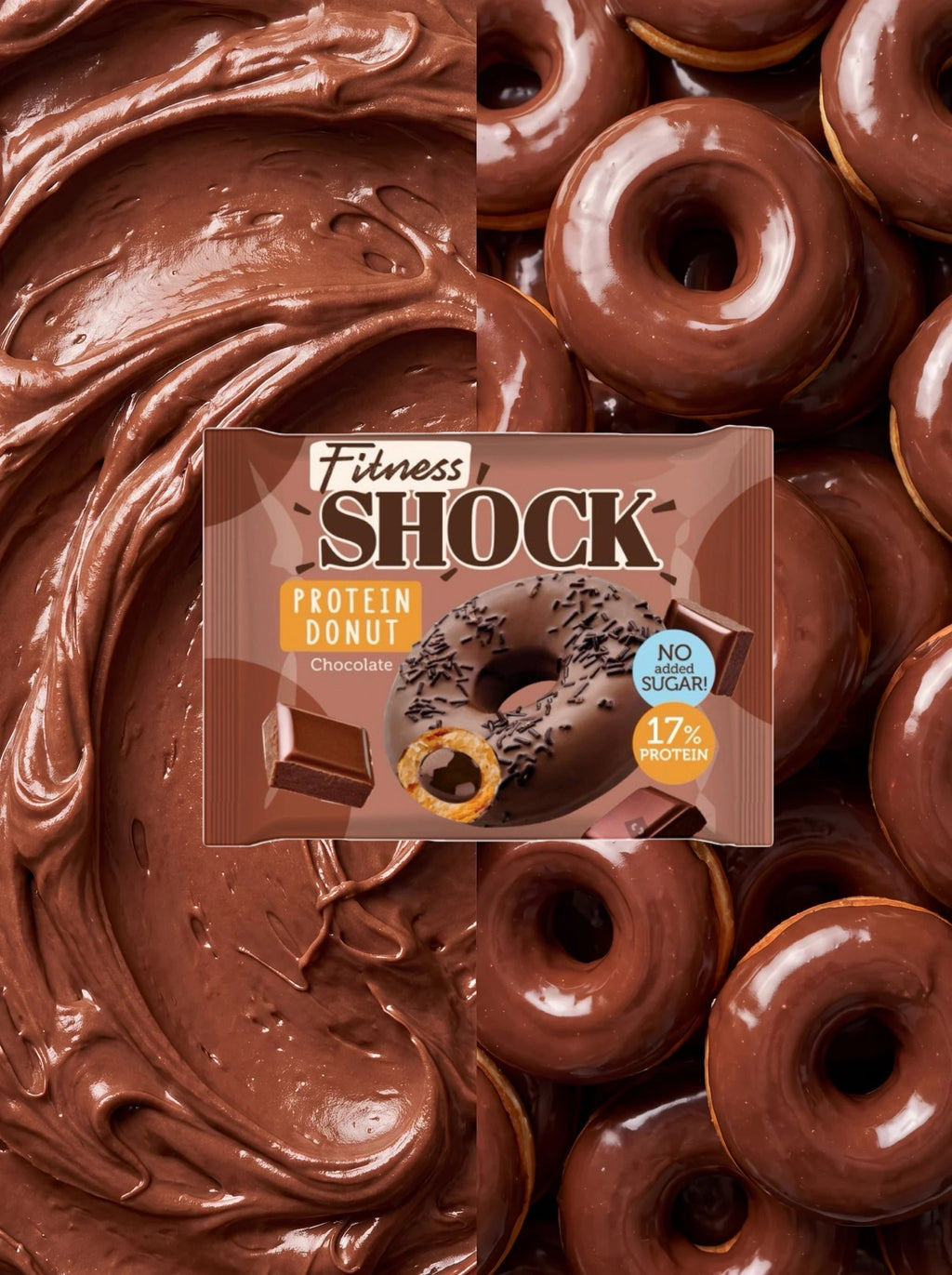 Gogoașă "Ciocolată" PROTEIN DONUT - 70 g