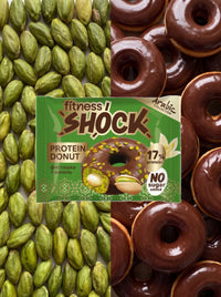 Gogoașă „Fistic x vanilie” PROTEIN DONUT – 70 g