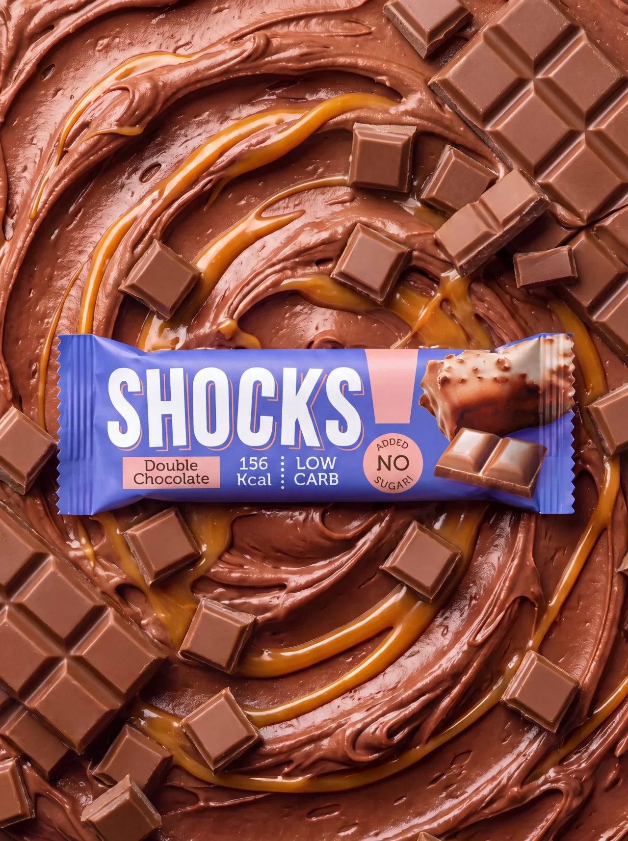 Протеиновый батончик "Шоколадный" Shocks! - 35 г