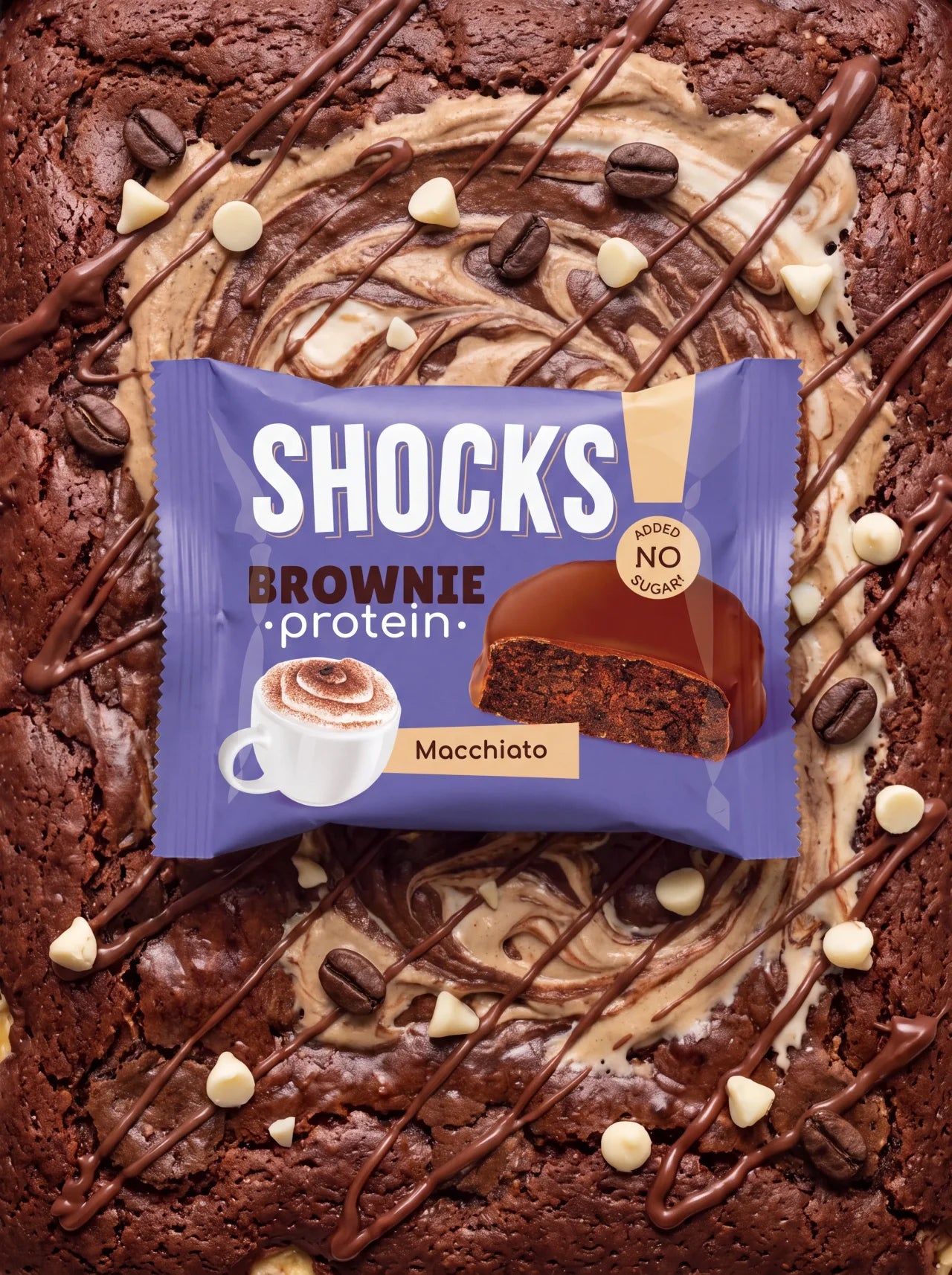 Брауни "Кофе с молоком" SHOCKS! - 50 г