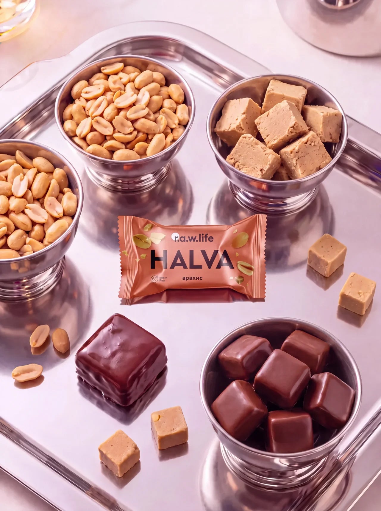 Конфета halva "Арахис" R.A.W. LIFE Sweets - 16 г