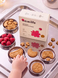 Biscuiți „Zmeură și cereale” R.A.W. LIFE - 80 g