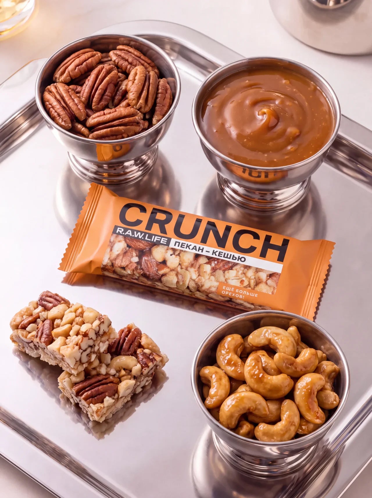 Ореховый батончик "Пекан-Кешью" CRUNCH R.A.W. LIFE - 30 г