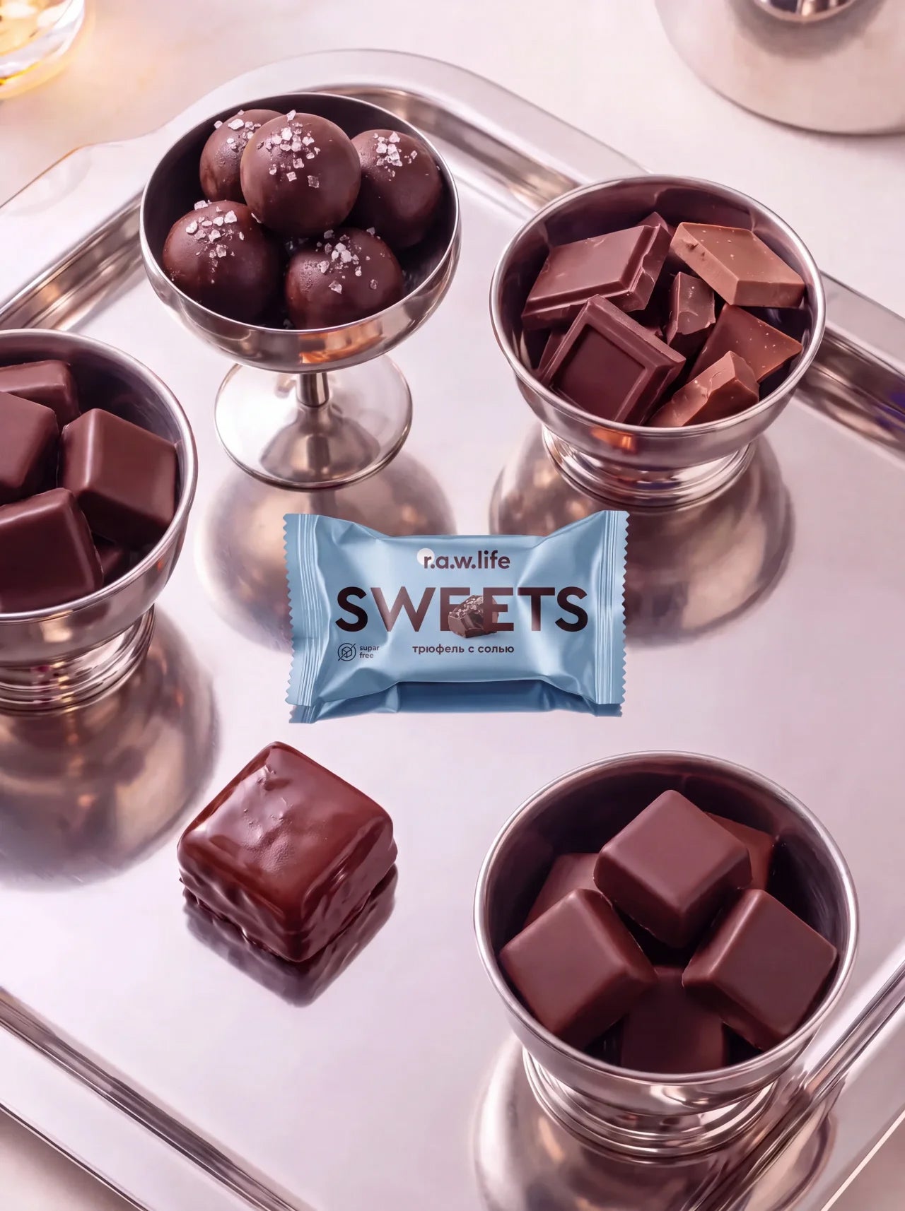 Конфета  "Соленый трюфель" R.A.W. LIFE Sweets - 17 г