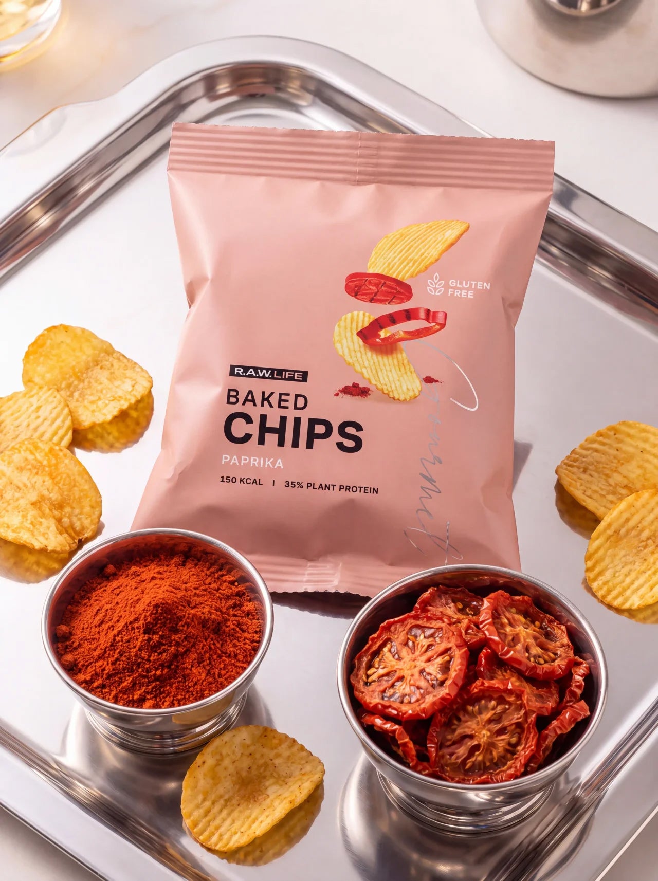 Baked Chips  "Паприка и томаты" R.A.W. LIFE - 35 г