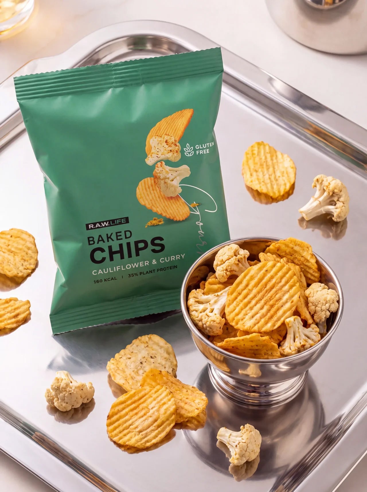 Baked Chips "Цветная капуста-карри" R.A.W. LIFE - 35 г