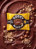 Маффин  «Шоколадный с фундуком» с начинкой «Молочный шоколад» Rocky Muffin - 55 г